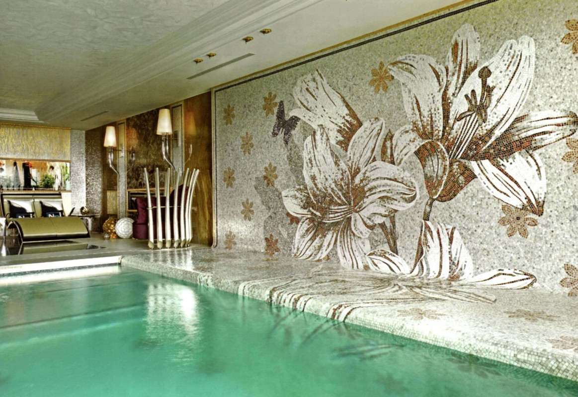 Bazén s mozaikou Sicis